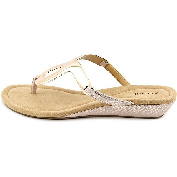 Alfani Womens Farynn Split Toe Casual Platform Sandals