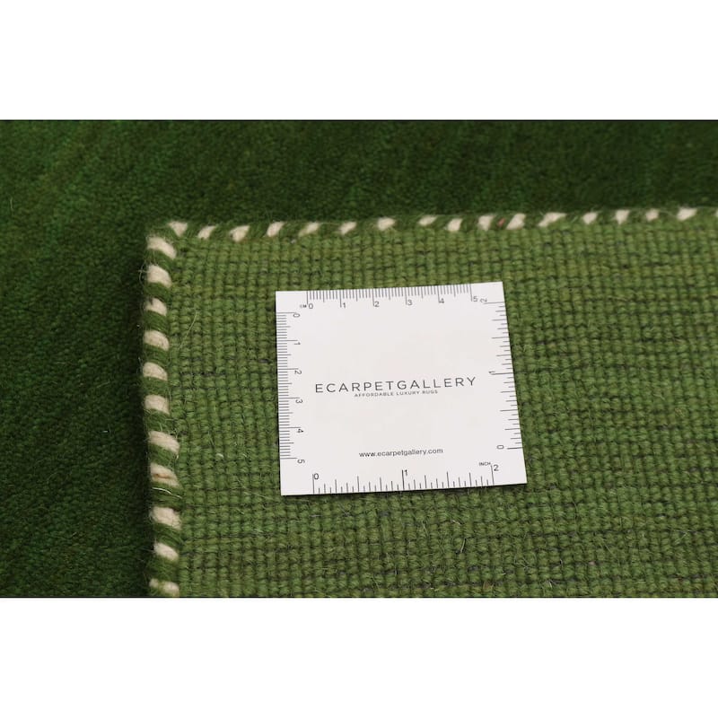 Kashkuli Gabbeh Green Rug 4'9" x 6'5" - 4'9 x 6'5