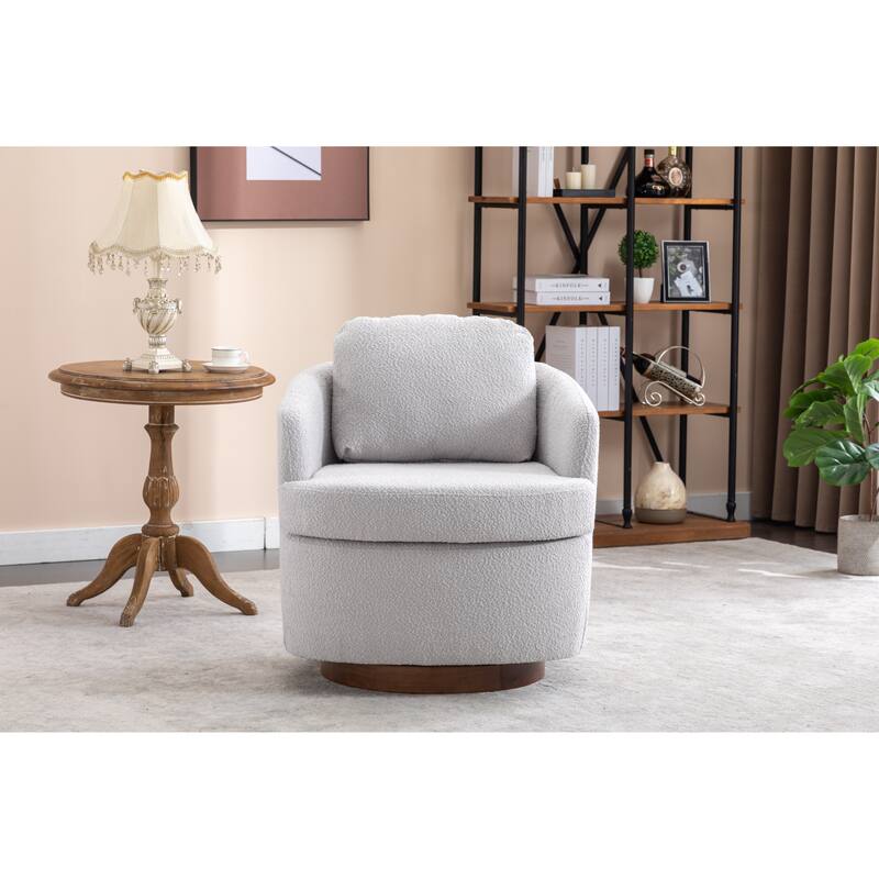 Fabric Swivel Accent Chair
