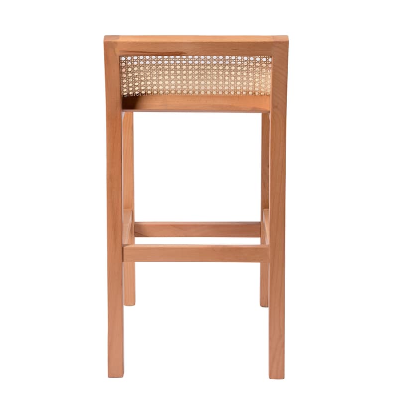 Sherry Counter Height Stool with Natural Cane