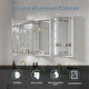 preview thumbnail 23 of 37, Bath 30'H Recessed or Surface Wall Mount Medicine Cabinet With Adjustable Glass Shelves