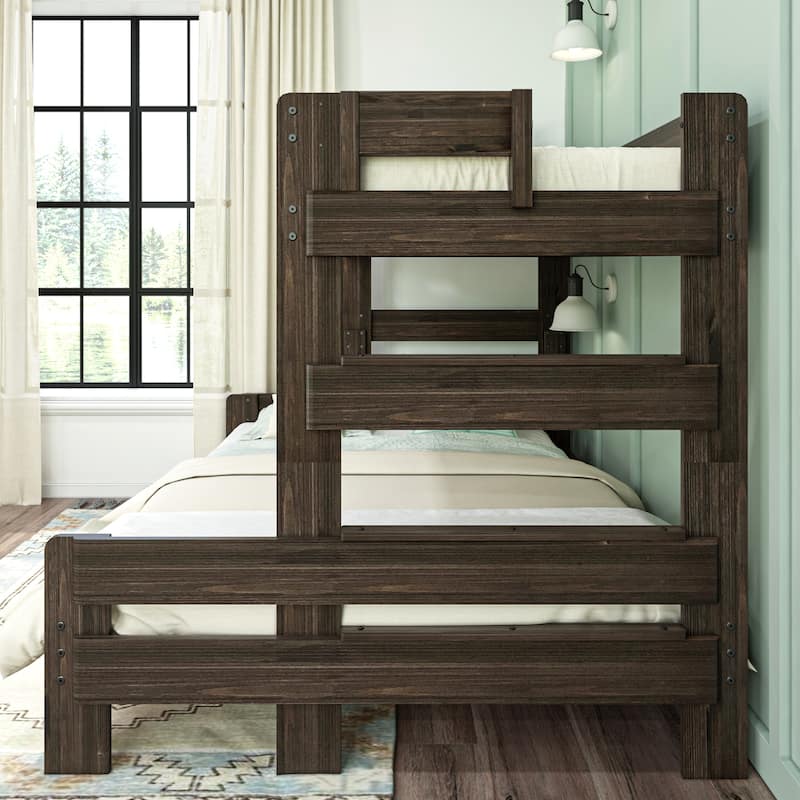 Max and Lily Farmhouse Twin XL over Queen Bunk Bed