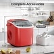 preview thumbnail 6 of 6, Ice Makers Countertop, Portable Ice Maker Machine with Handle, Self-Cleaning Ice Maker, for Home/Office/Kitchen