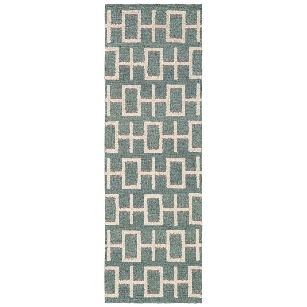 Terra by Obeetee Freya Frida Green Rug
