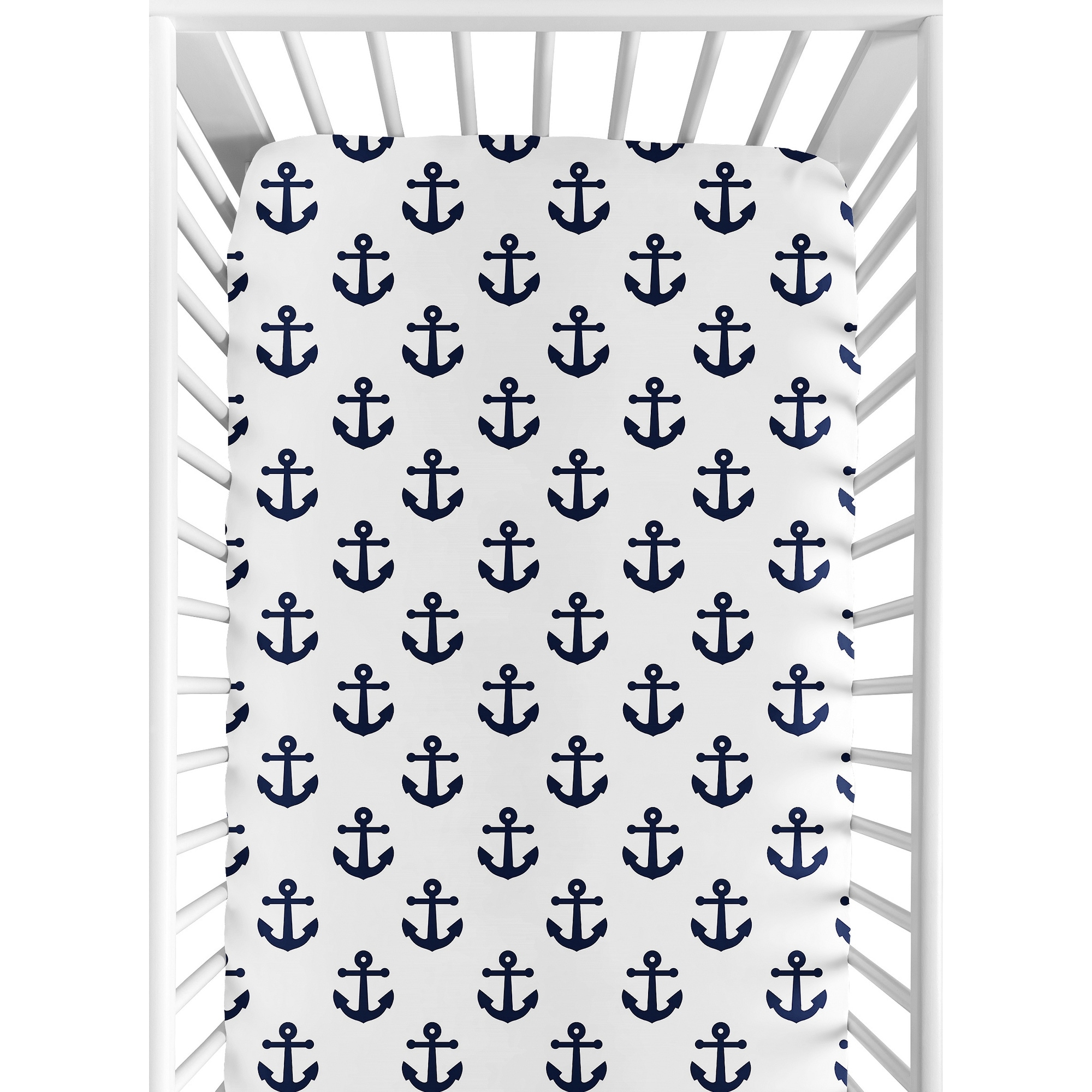 Sailboat top crib sheet