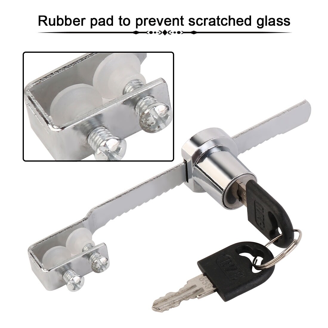 Image Holders Tubular Push Lock Cabinet Display Case Showcase 2 Keys SL 