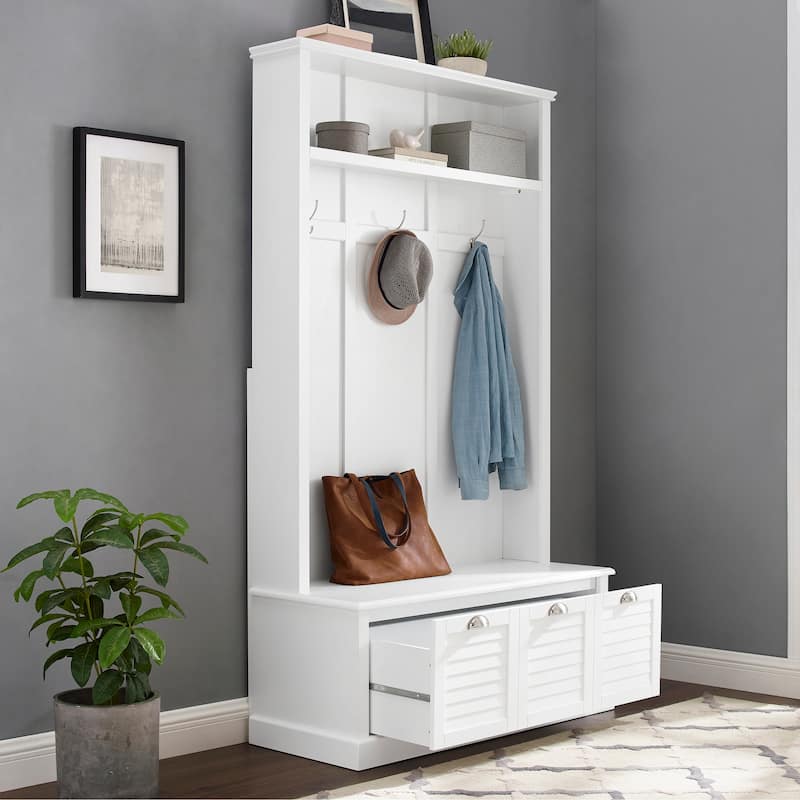 Crosley Ellison Hall Tree - 42.5"W x 18"D x 74.13"H