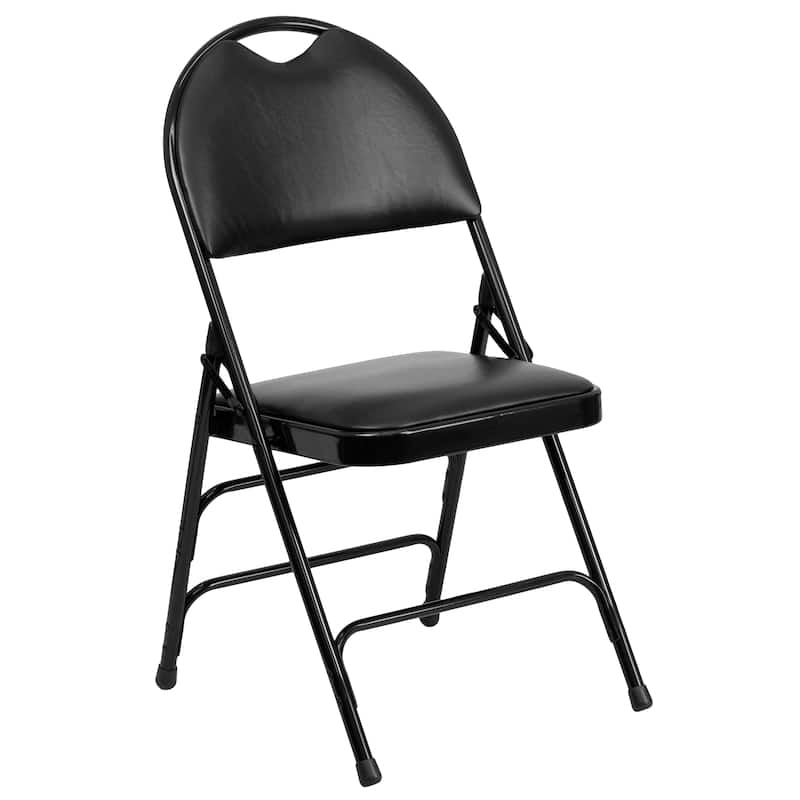 2 Pack Extra Large Ultra-Premium Triple Braced Folding Chair