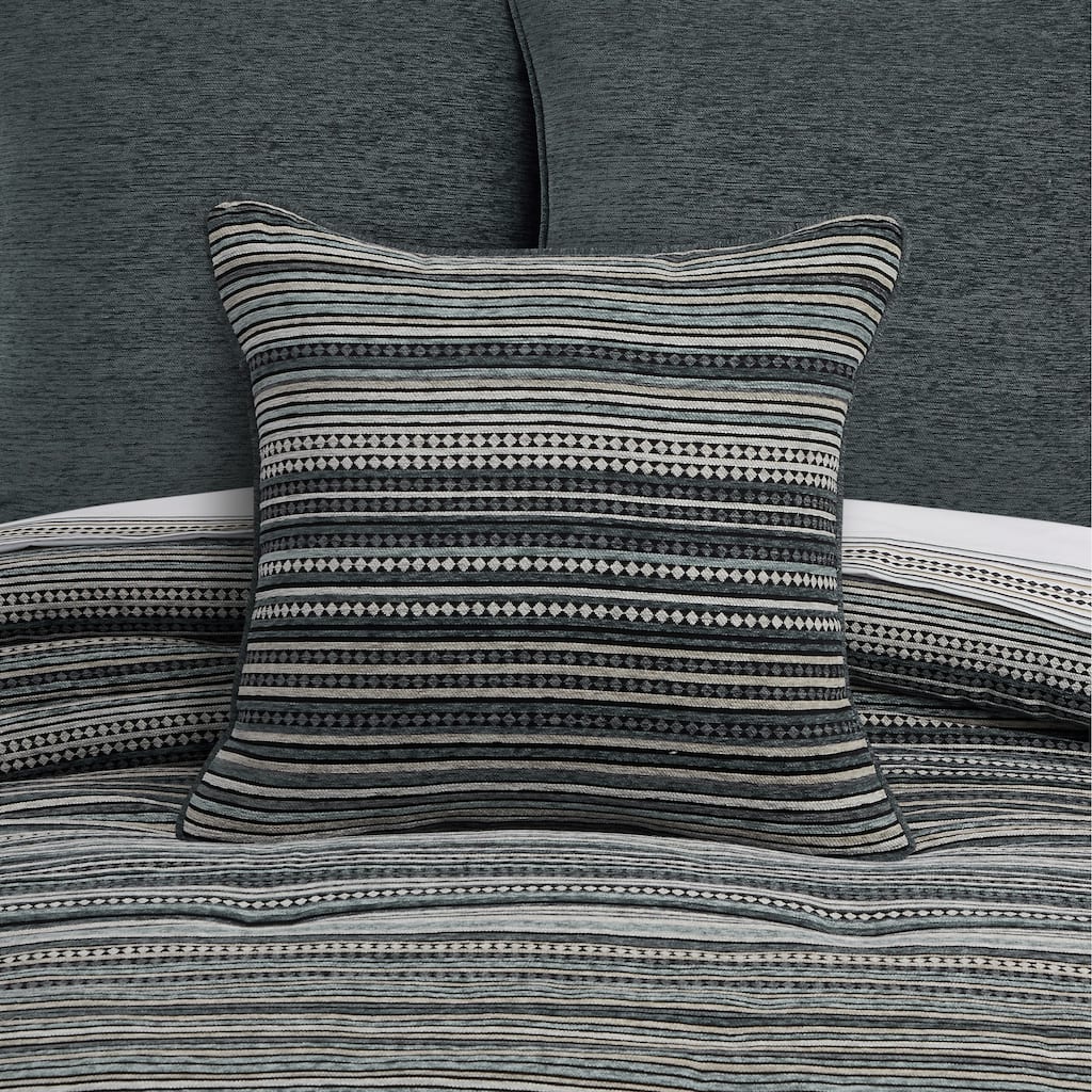 J. Queen New York Parallel 20" Square Decorative Throw Pillow