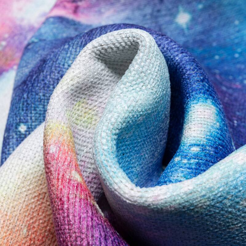 Well Woven Celestial Space Modern Abstract Kids Rug