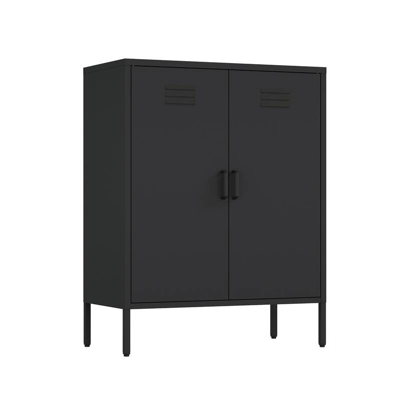 Manhattan Comfort Naomi 32" Metal Accent Cabinet