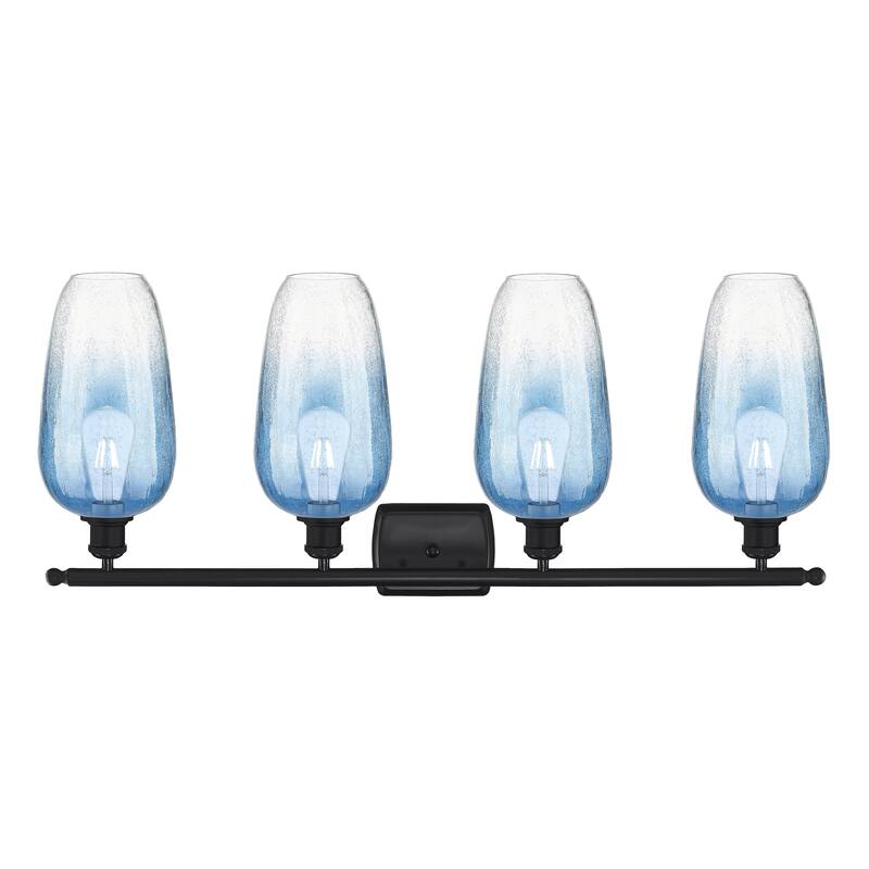 Innovations Lighting Endless Possibilities Ballston - Brookhaven Flute - 4 Light 37" Bath Vanity Light