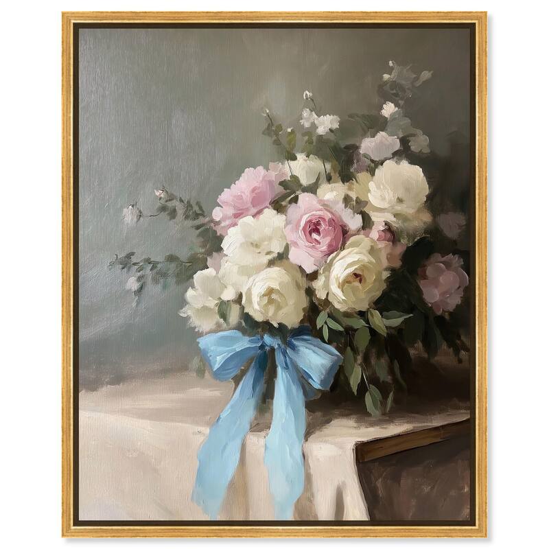 Garden's Gift Canvas by Art Remedy - Gold - 24" x 30"