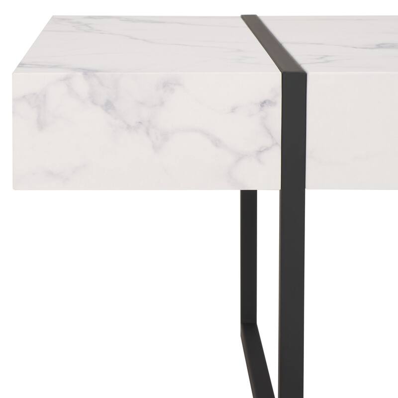 SAFAVIEH Milly Modern Rustic Rectangular Coffee Table - 43.3" W x 23.6" L x 15.7" H - 43.3" W x 23.6" L x 15.7" H - 43Wx24Dx16H