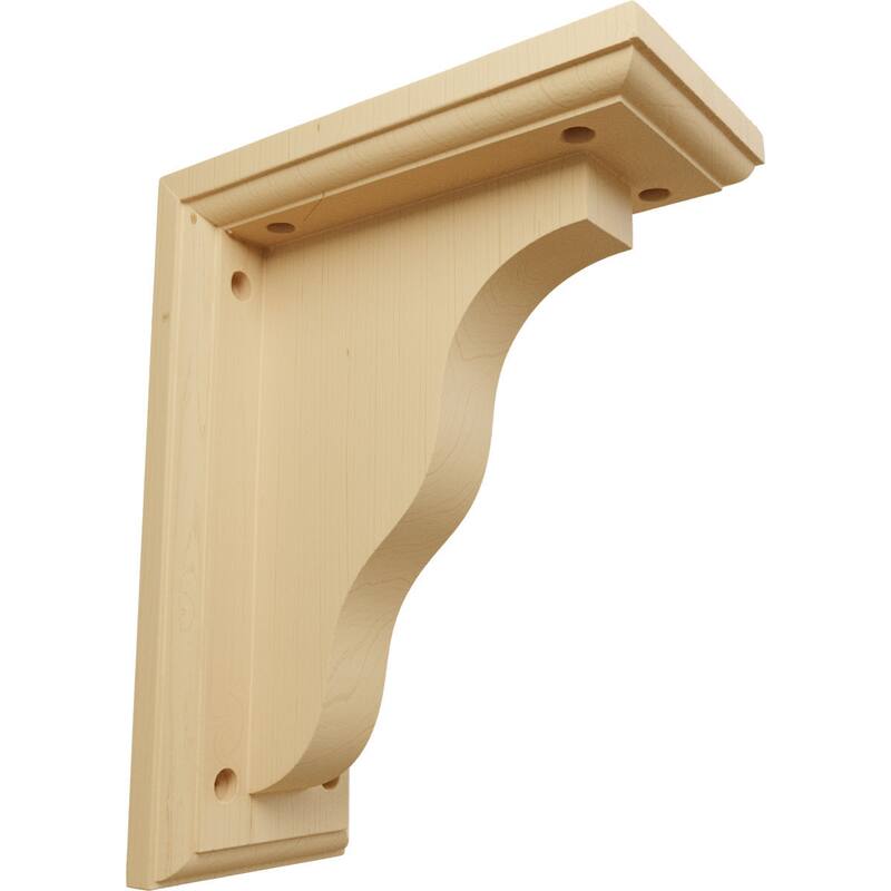 Hamilton Traditional Bracket - 3 1/2 W x 7 D x 9 H - Alder