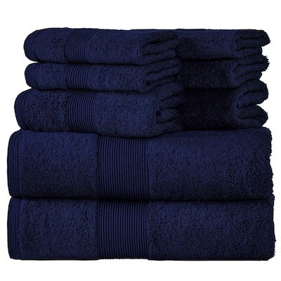 Fabstyles Premium Quality 8 Piece 600 GSM Zero Twist Cotton Towel Set