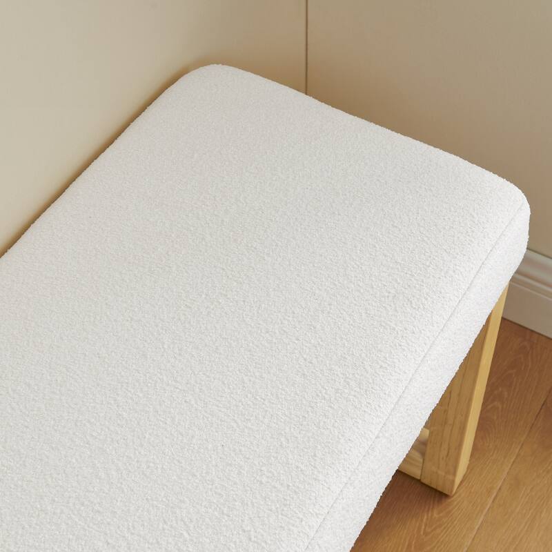 Bench with a Wooden Frame