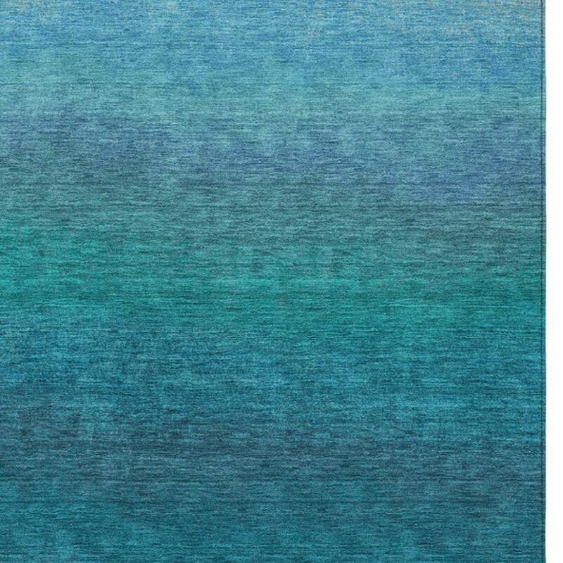 HomeRoots Ombre Transitional Rectangle Outdoor Rug