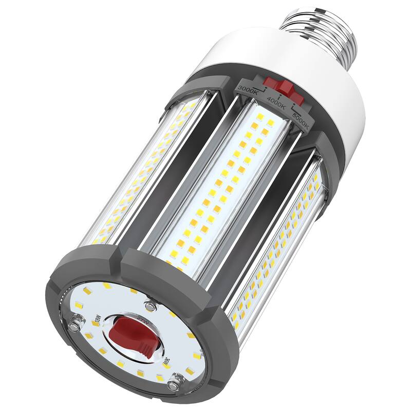 36/27/18 Wattage Selectable LED HID Replacement CCT Selectable Extended Mogul base 100-277 V - White