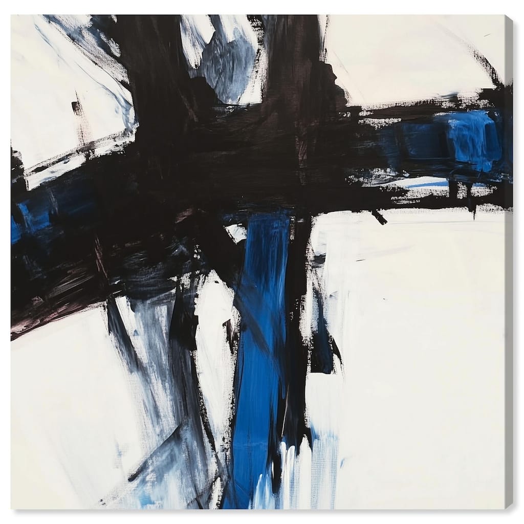 Blue Streak I Canvas by Art Remedy, Gallery Wrapped