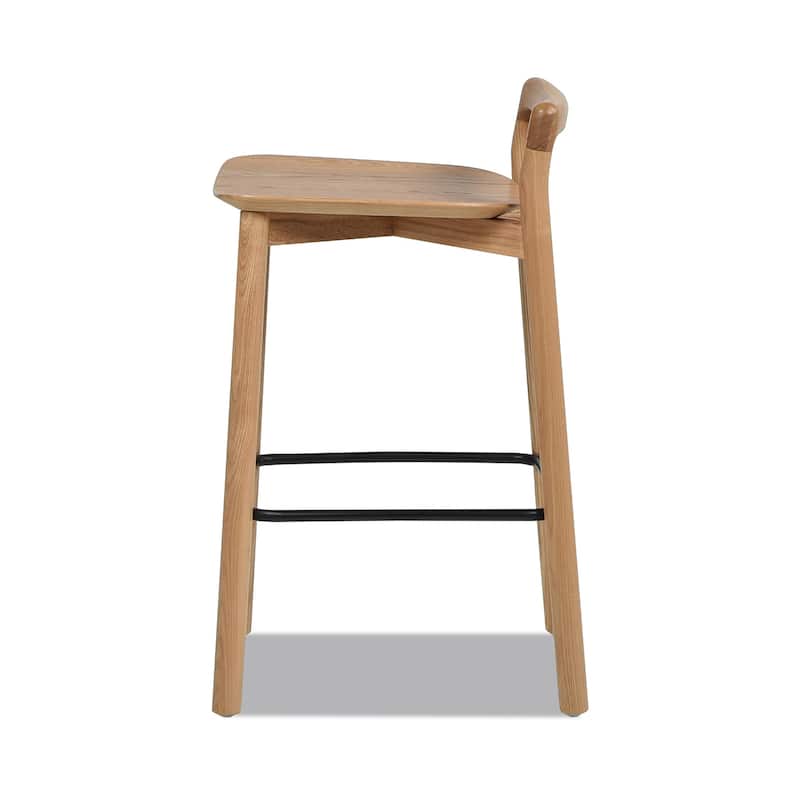 Sven 26.5" Minimalist Low Back Counter Stool
