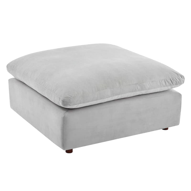 Commix Down Filled Overstuffed Velvet 6-Piece Sectional Sofa