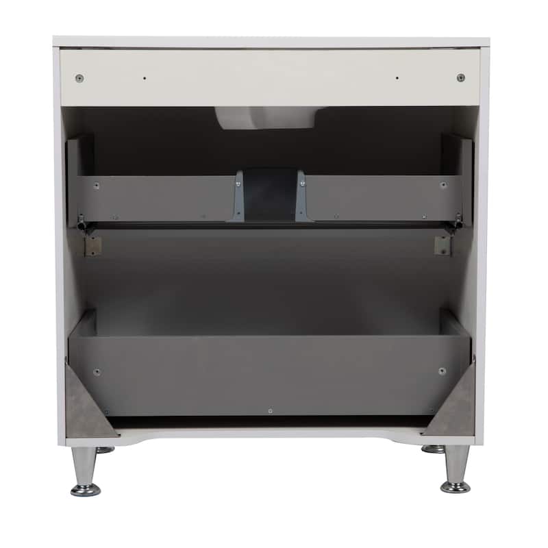 Modern Free standing Bathroom Vanity with Washbasin | Delux Collection with Mirror