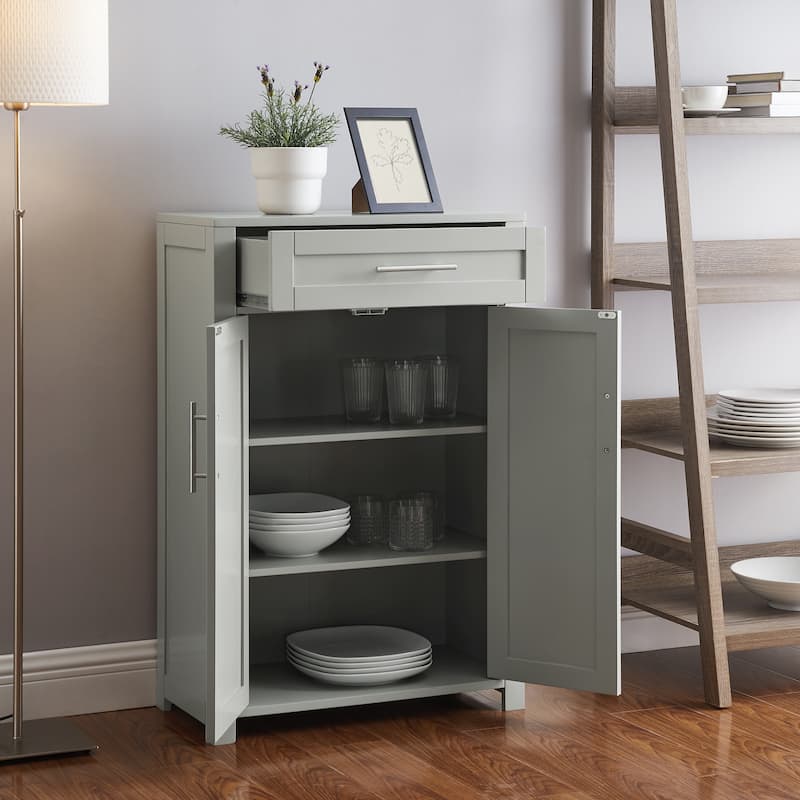 Crosley Savannah Storage Cabinet - 11.75"d x 23.88"w x 36"h