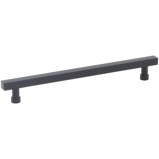 Schaub and Company 211082 NOHO 8" Center to Center Solid Metal Modern - Matte Black