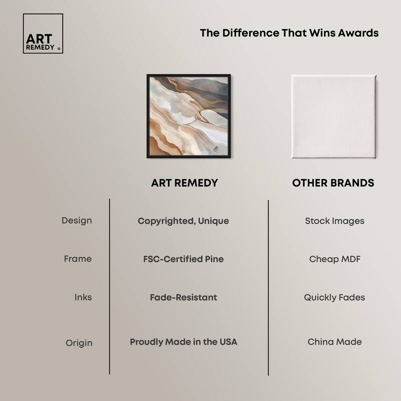 Earthen Flow Canvas by Art Remedy