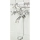 preview thumbnail 1 of 10, Vintage Wall Mount Clawfoot Faucet Package Polished Chrome