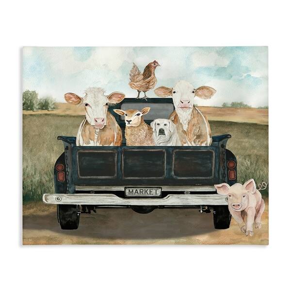 Stupell Ready For A Farm Ride Canvas Wall Art Design By Cindy Jacobs ...