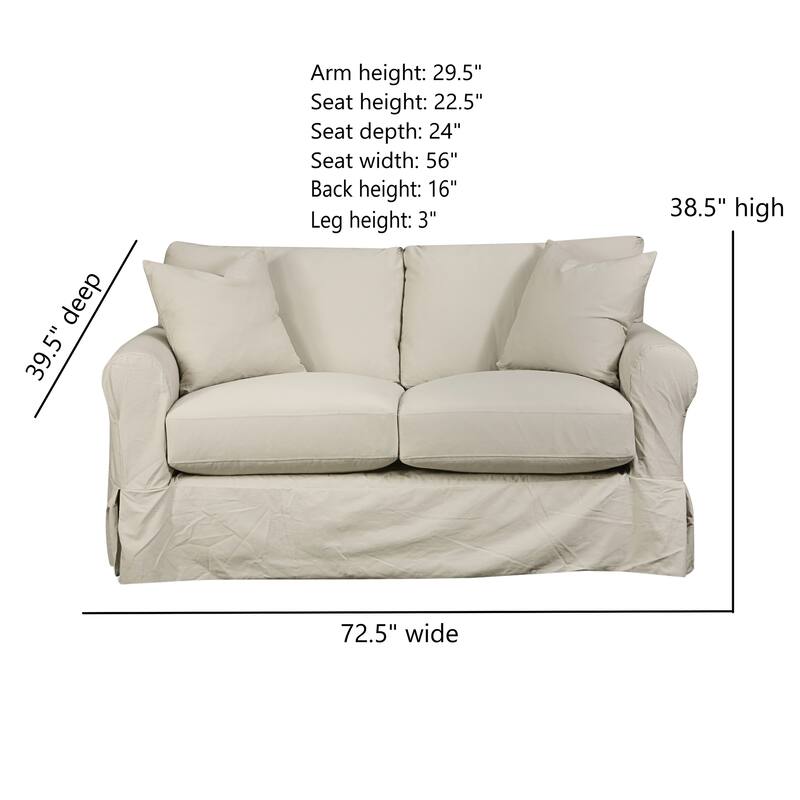 Slater Slipcover Loveseat