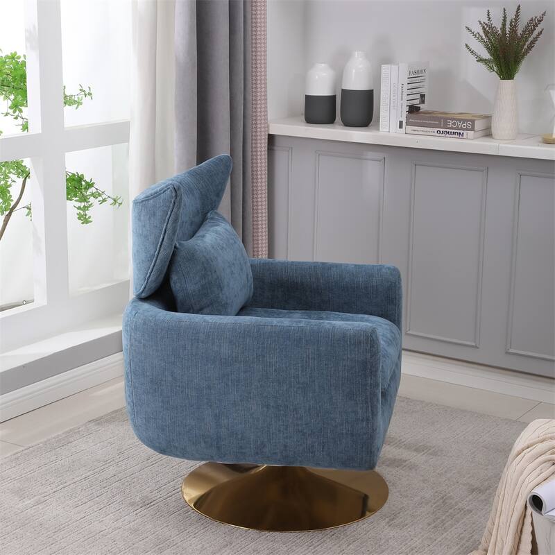 Classic Mid-Century 360-degree Swivel Accent Chair