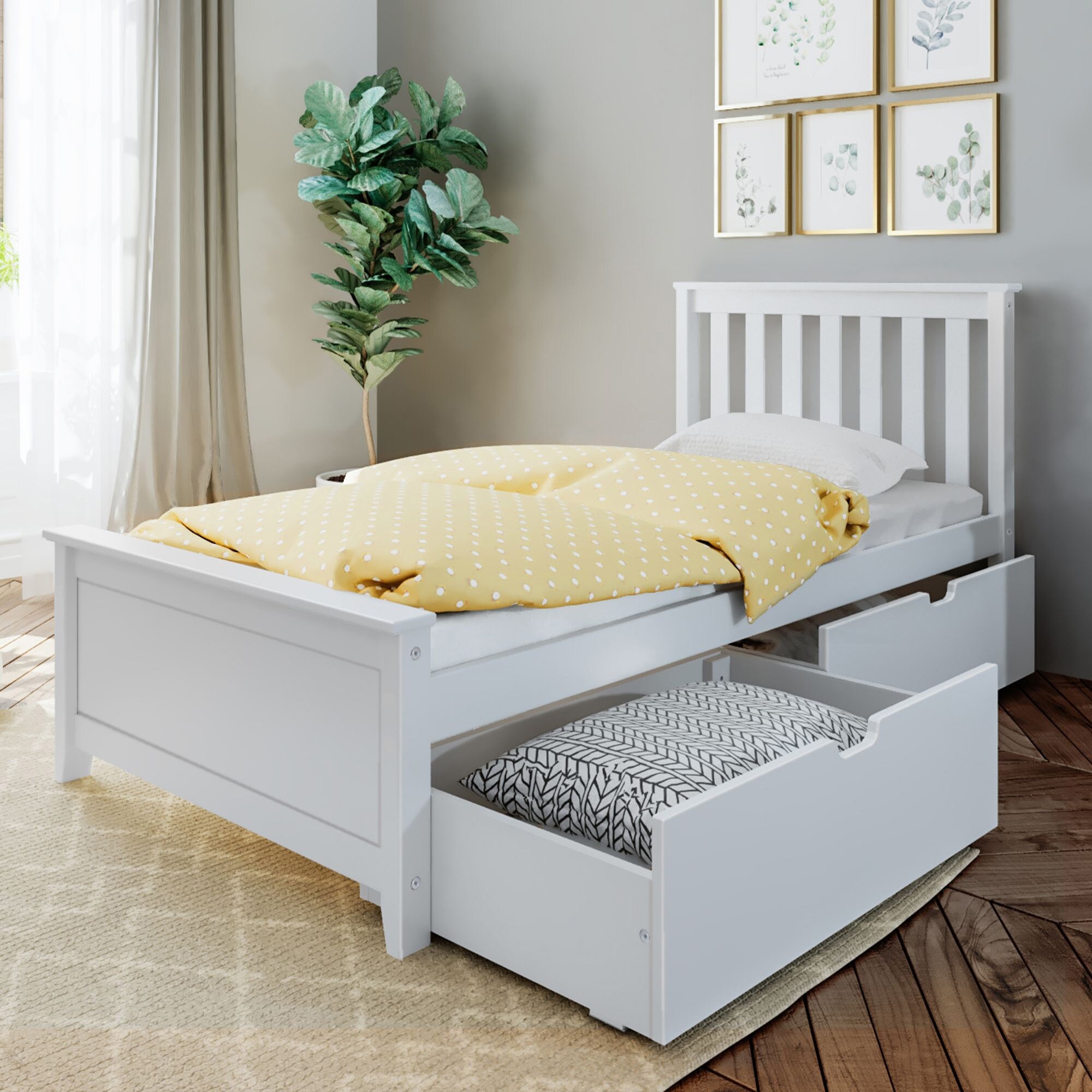 Over the sale bed shelf twin