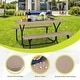 preview thumbnail 15 of 14, Costway Picnic Table Bench Set Outdoor Backyard Patio Garden Party - See Details