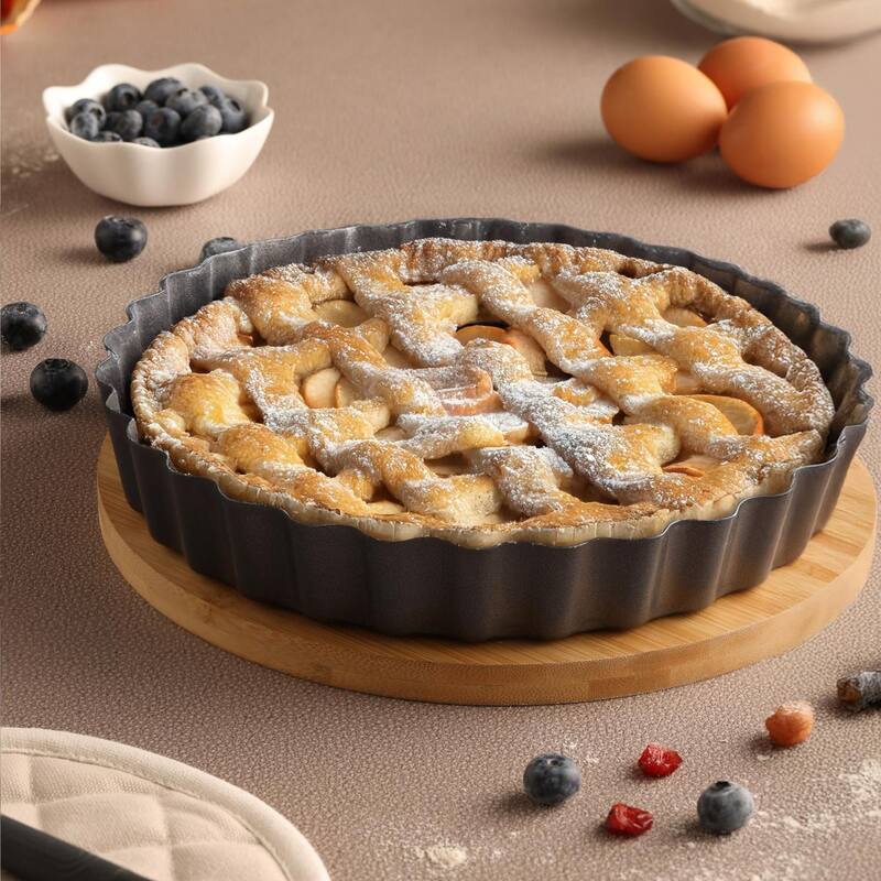 Zyliss Non-Stick Removable Base Tart Pan 10in