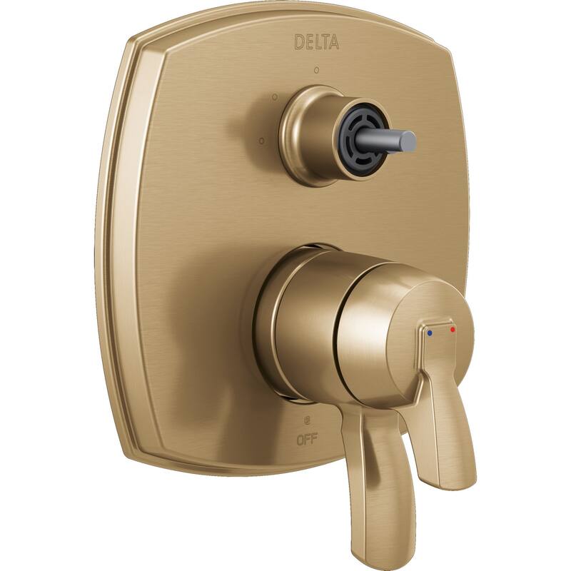 Delta Stryke 17 Series Pressure Balanced Valve Trim with Integrated - Lumicoat Champagne Bronze
