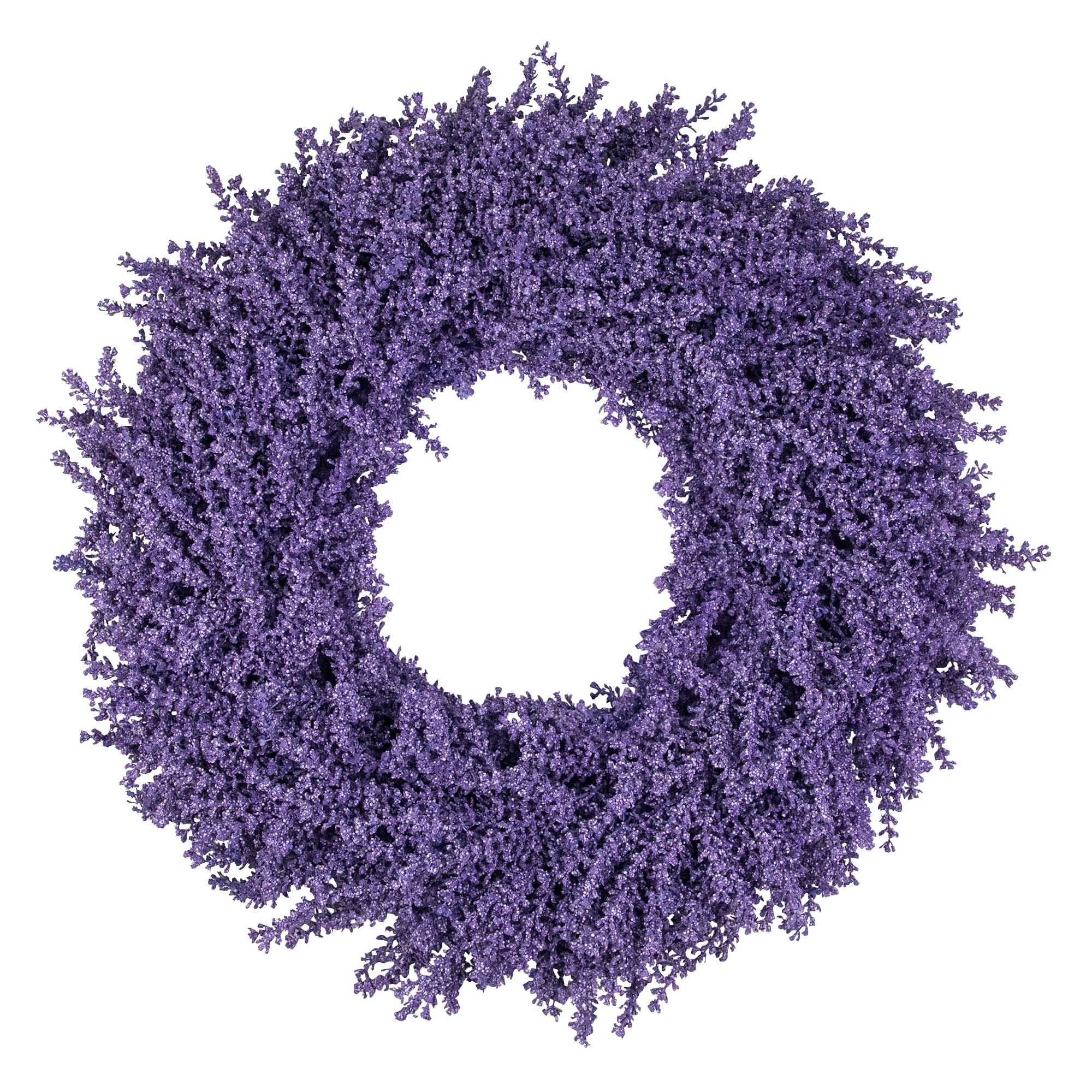 Lavender Artificial Floral Spring Wreath - 28" - Purple