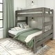 preview thumbnail 11 of 26, Max and Lily Farmhouse Twin XL over Queen Bunk Bed Driftwood