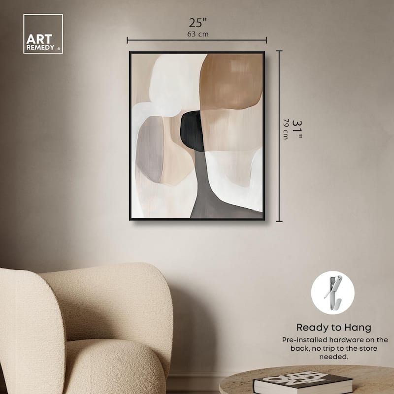 Curvilinear Composition II Canvas by Art Remedy