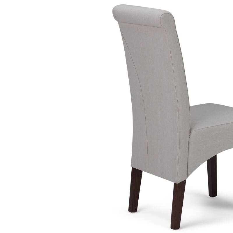 WYNDENHALL Franklin Transitional Deluxe Parson Dining Chair (Set of 2) - 17.7"w x 19.7"d x 40.2"h