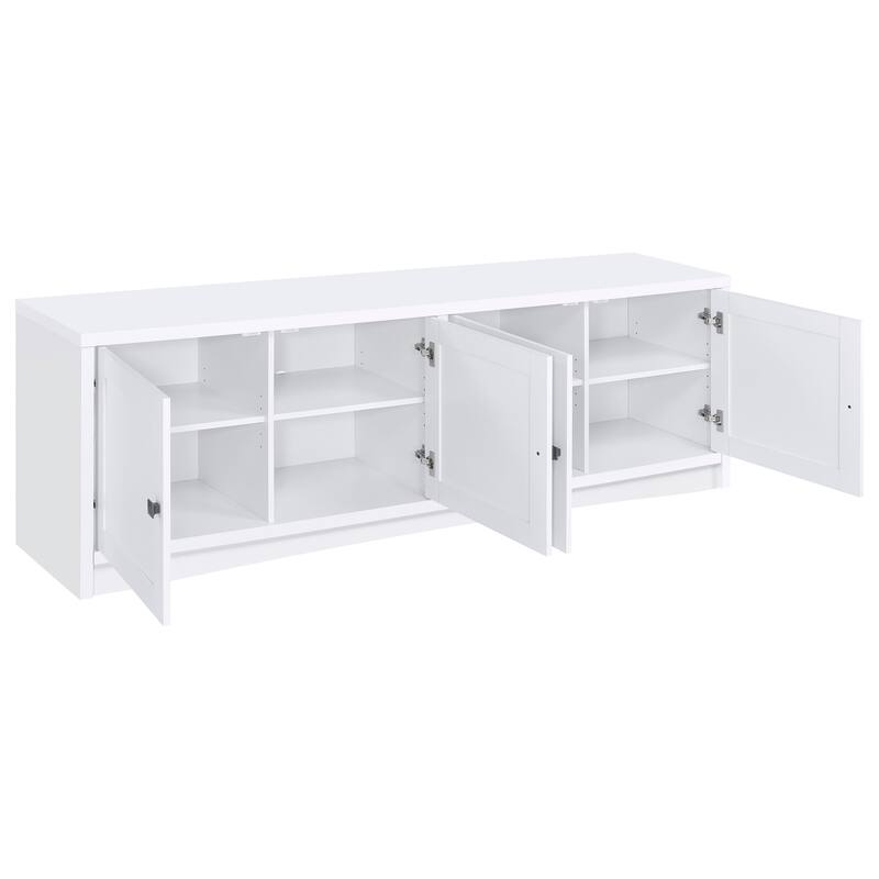 Laughlin 3-Piece Entertainment Center With Gunmetal