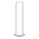 preview thumbnail 13 of 12, Emser Tile Perspective Pure - 1" x 6" Cove Base Corner Floor and Wall Perspective Pure Dove