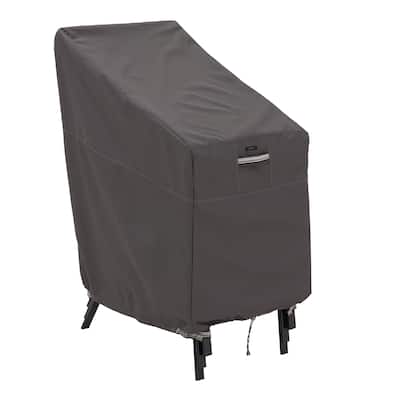 Classic Accessories Ravenna Water-Resistant 25.5 Inch Stackable Patio Chair Cover