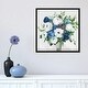preview thumbnail 16 of 16, iCanvas "White-Blue Symphony" by Asia Jensen Framed Canvas Print
