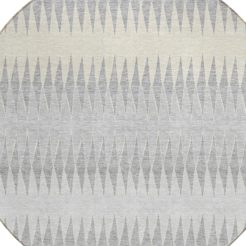 HomeRoots Striped Transitional Rectangle Outdoor Rug