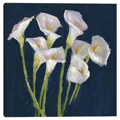 Callas on Blue by Studio Arts Canvas Art Print