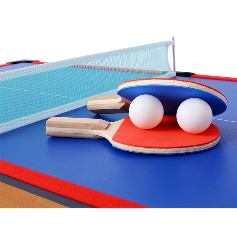 5-in-1 Multi-Game Table Billiards,Push Hockey,Foosball,Ping Pong Etc.