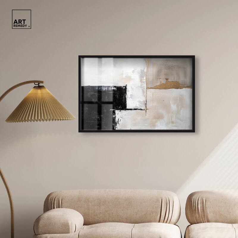 Black Dust and White Ash II Shadowbox by Art Remedy